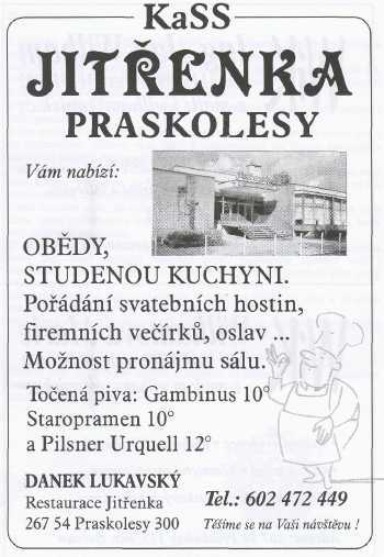 Jitřenka Praskolesy